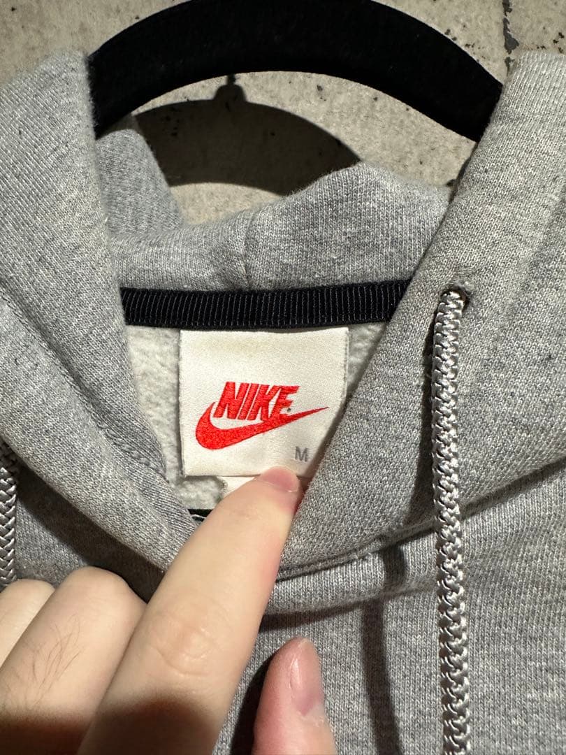 Nike x Stussy コラボパーカー グレー