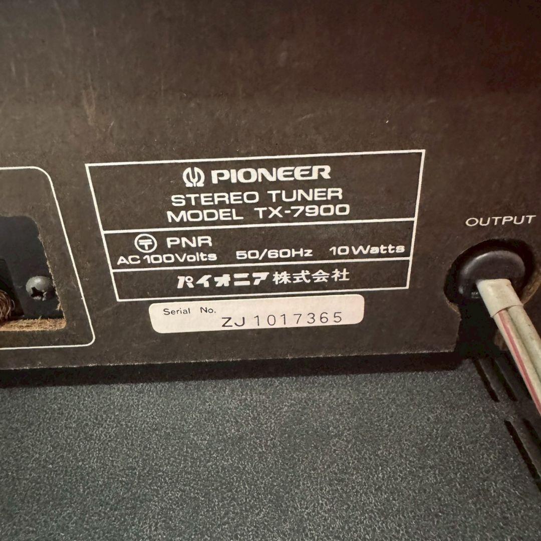T◇パイオニアSA-7900CT-415TX-7900 PL-260 昭和レトロ N11076