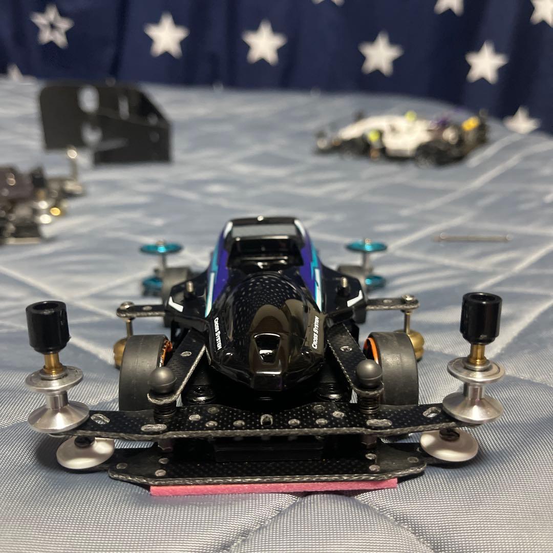 ミニ四駆セット ブラック/グレー/ホワイト