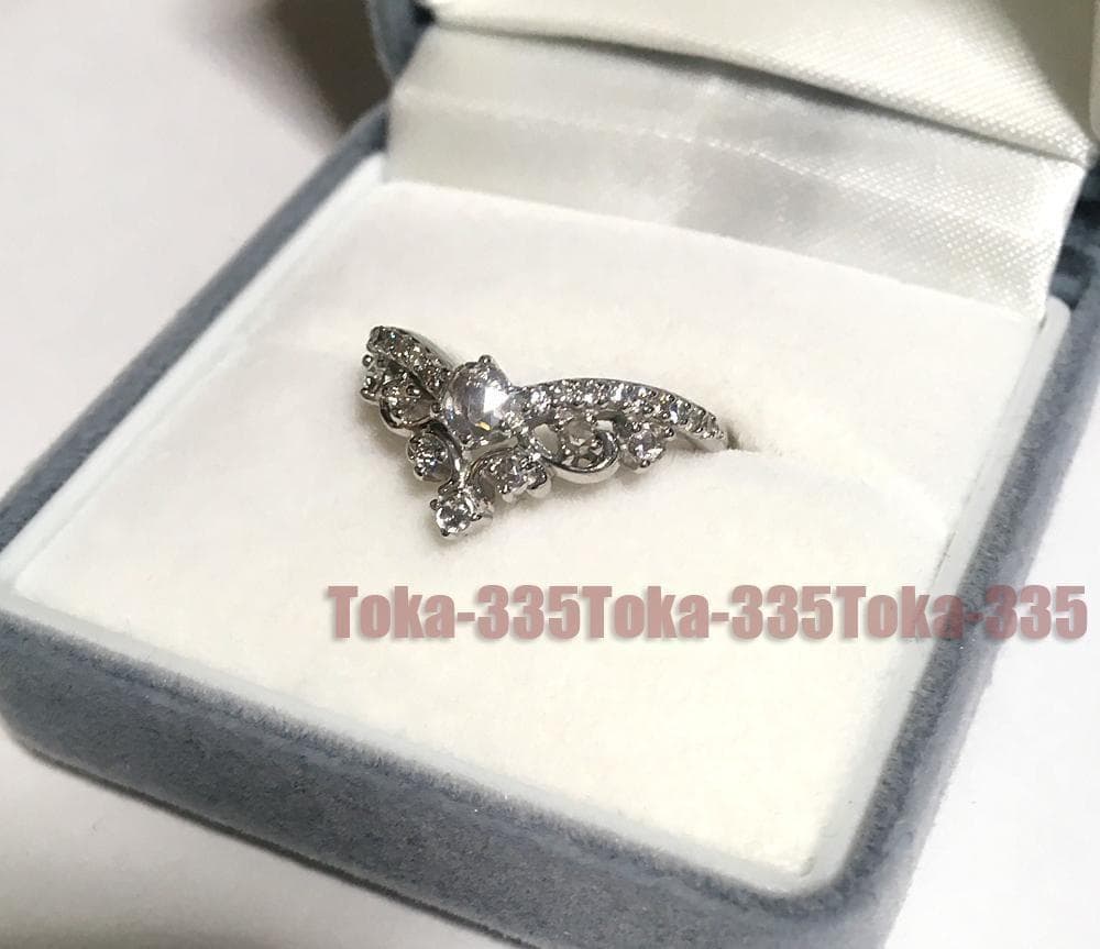 お値下 定価30万 新品 10号 K18WG リング ベーネベーネ“女王の風格”