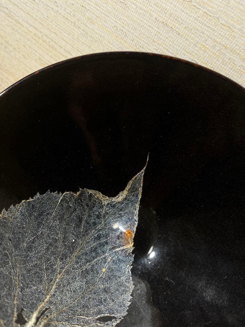 宋 吉州窯 木葉天目茶碗 中国 骨董品