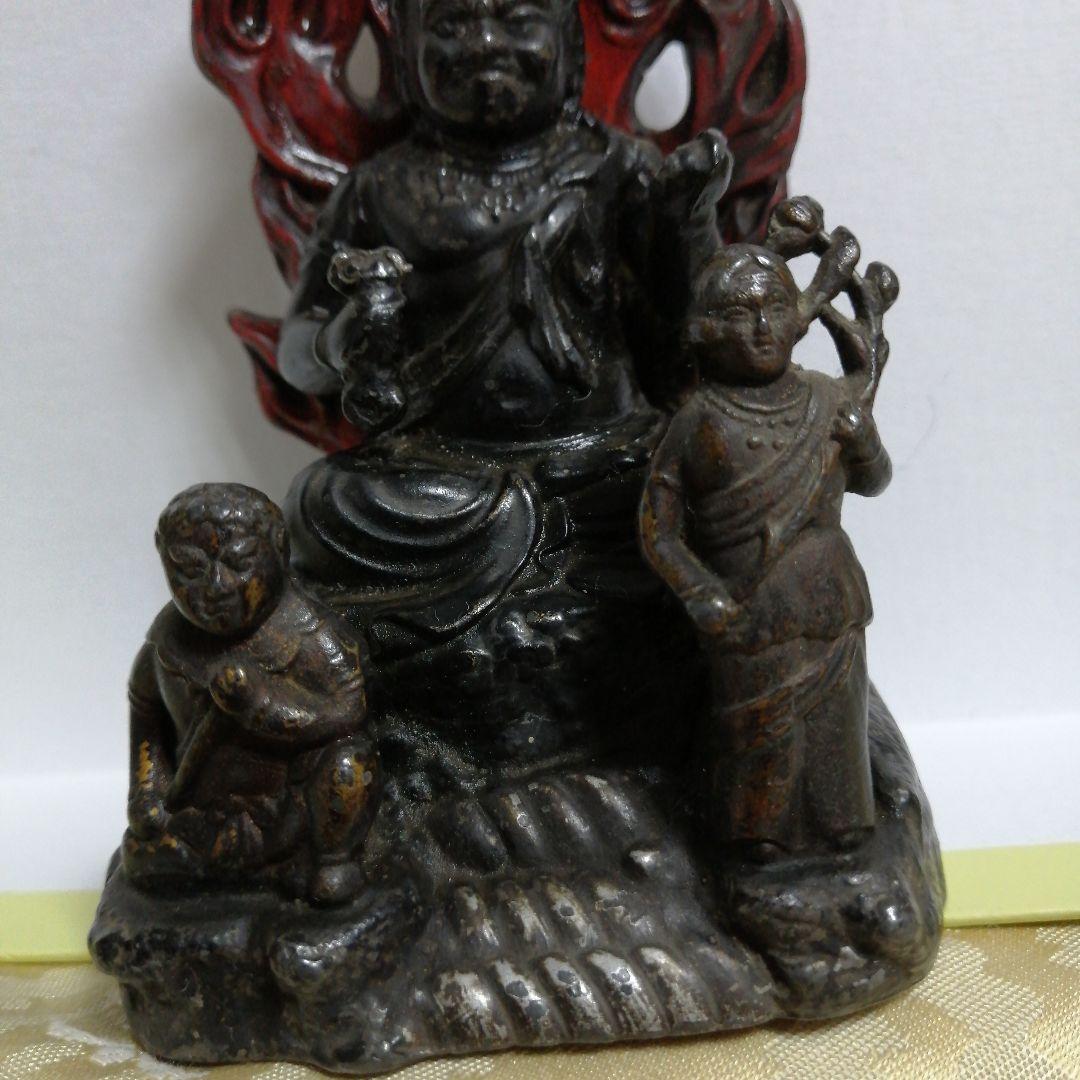 仏像 成田不動尊 開運厄除け 大護摩修行 骨董 アンティーク 像