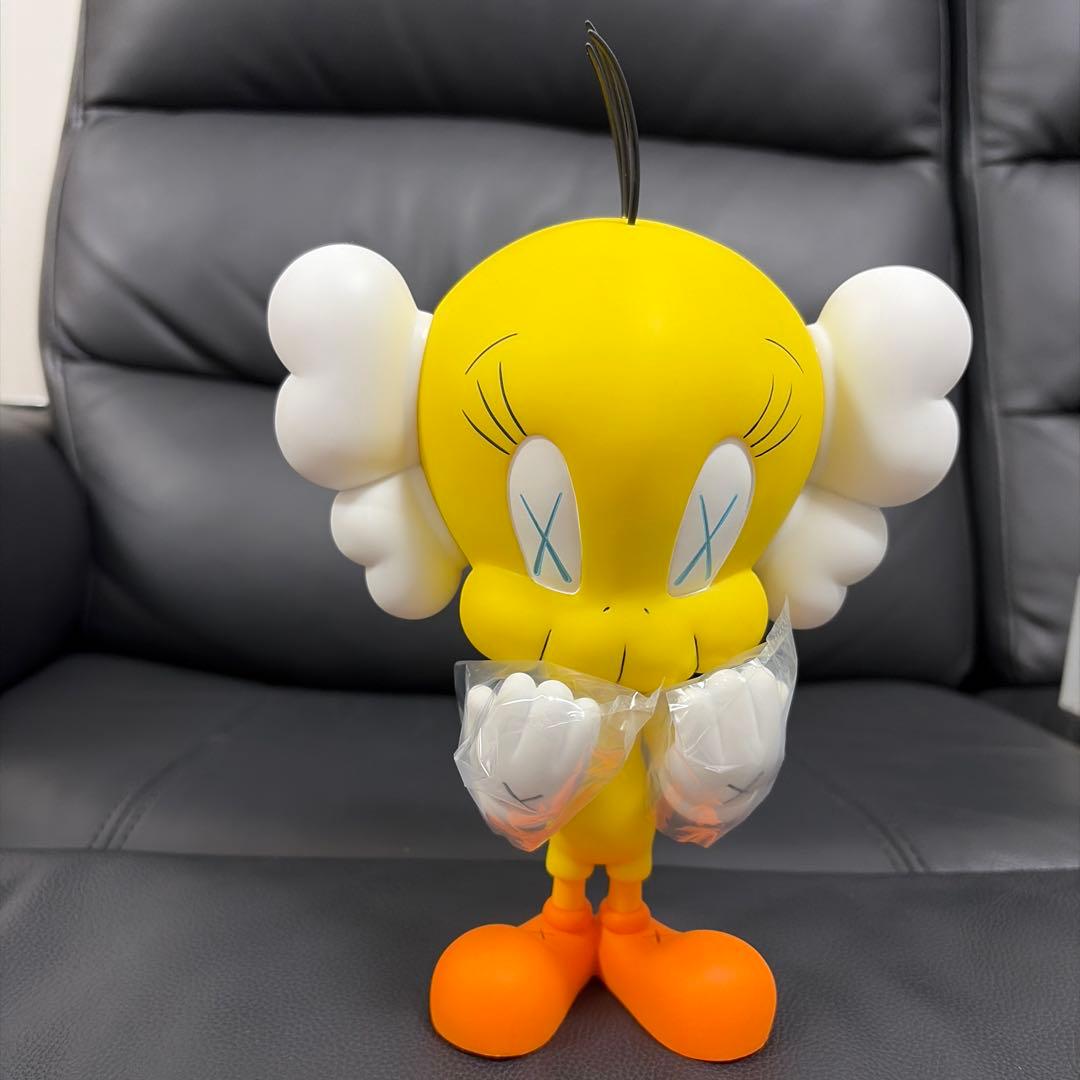 KAWS ORIGINALFAKE トウィティー 黄色 カウズ メディコムトイ