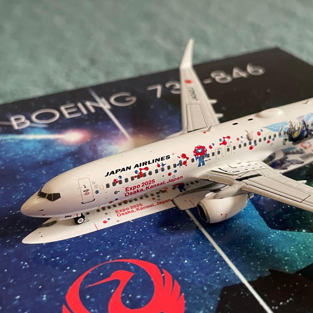 JAL 737-800 ガンダム EXPO JA342J ph 1:400