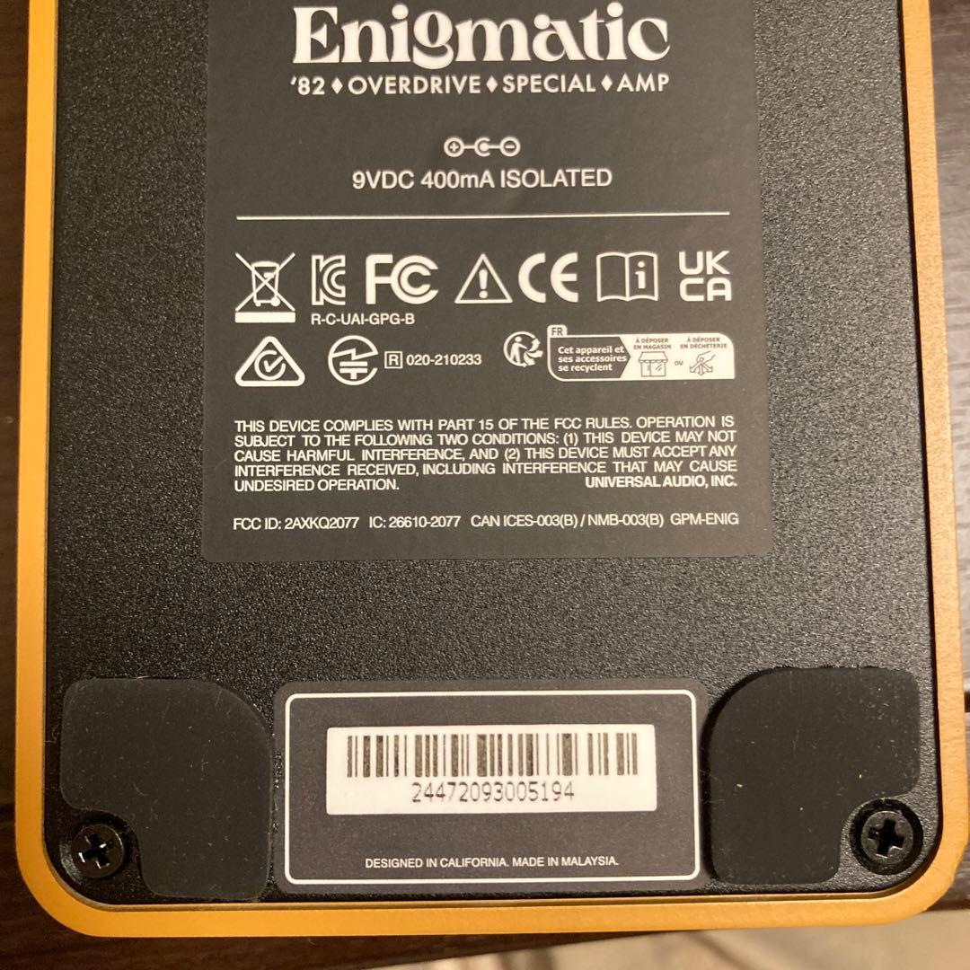 【3/18まで値下げ】Enigmatic '82 UAFX