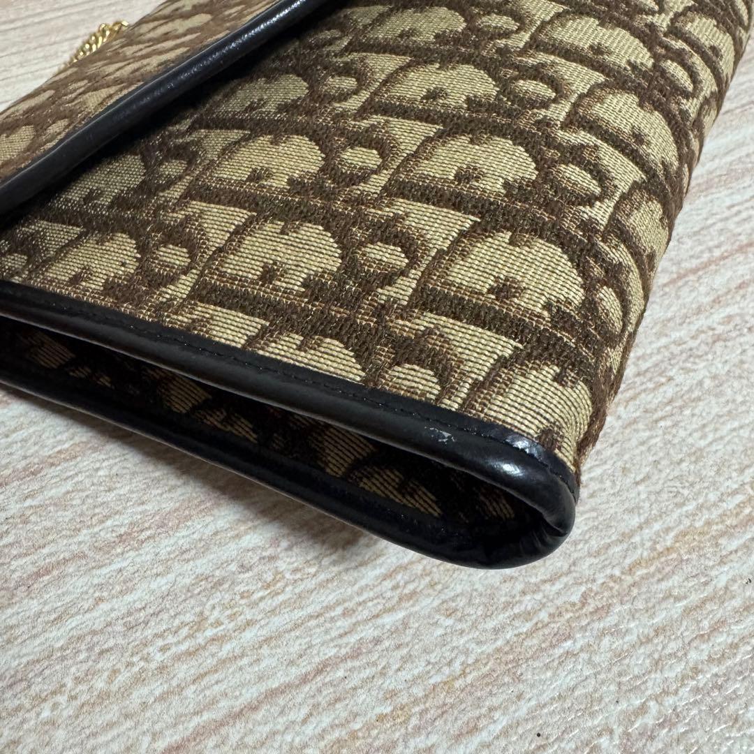 極美品 Dior ディオール トロッター チェーン ショルダーバッグ