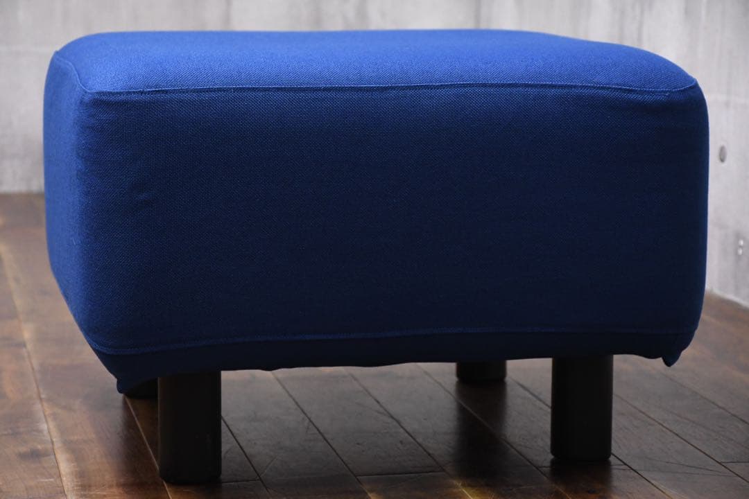 ECC2 MUJI 無印良品 ソファベンチ用オットマン ブルー系 カバーリング