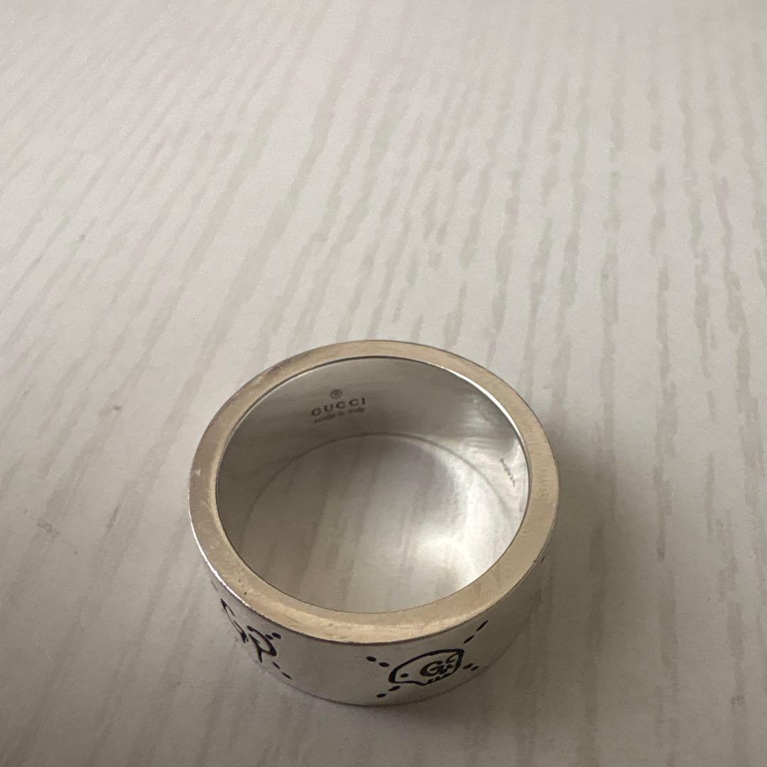 GUCCI グッチゴースト　シルバー925リング 21号