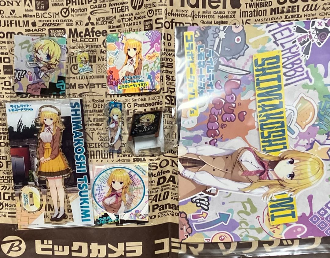 ゆずソフト ライムライトレモネードジャム コラボカフェ 限定　月望　計8点