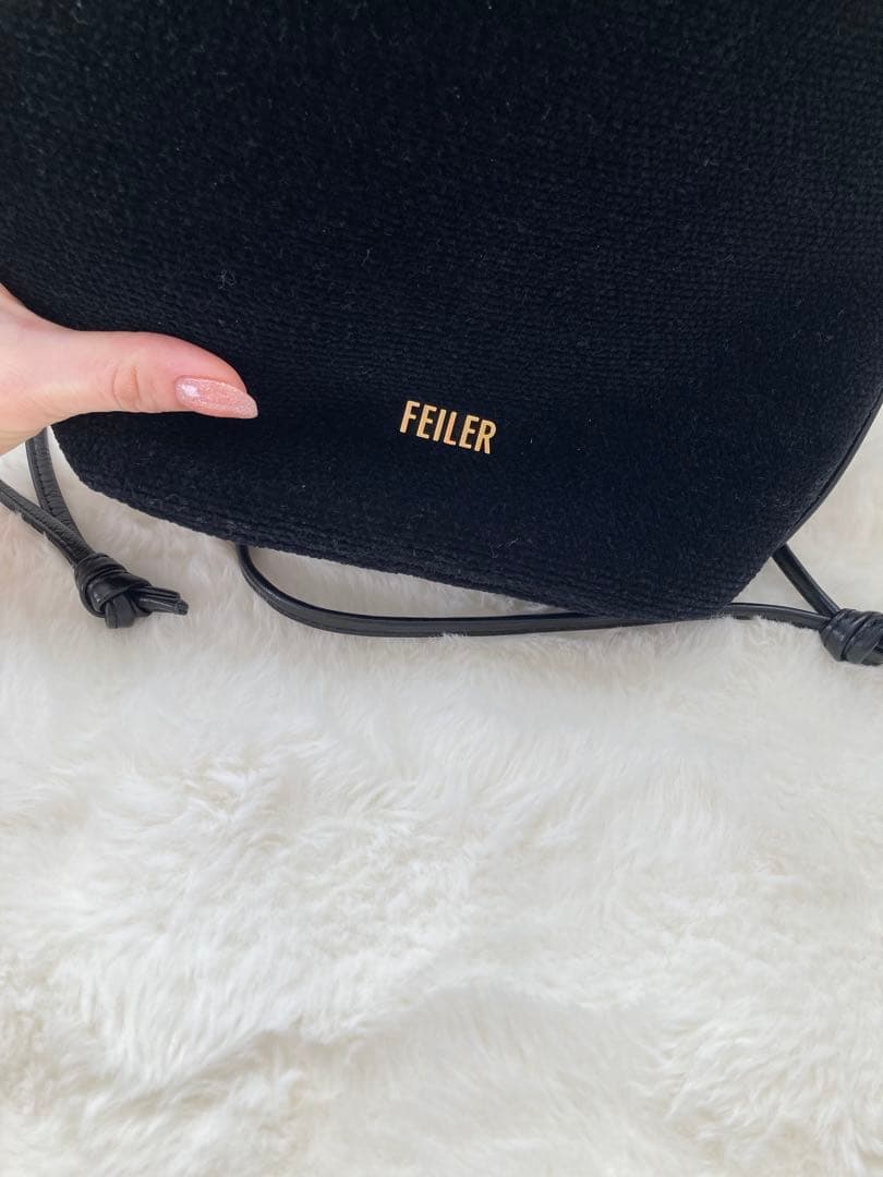 フェイラー　巾着　ショルダーバッグ