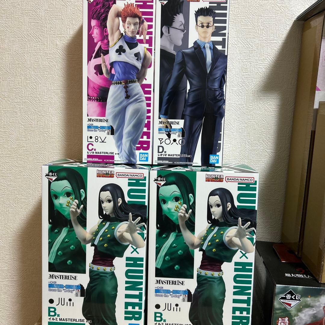 ハンターハンター 一番くじ X-Day フィギュア 4セット