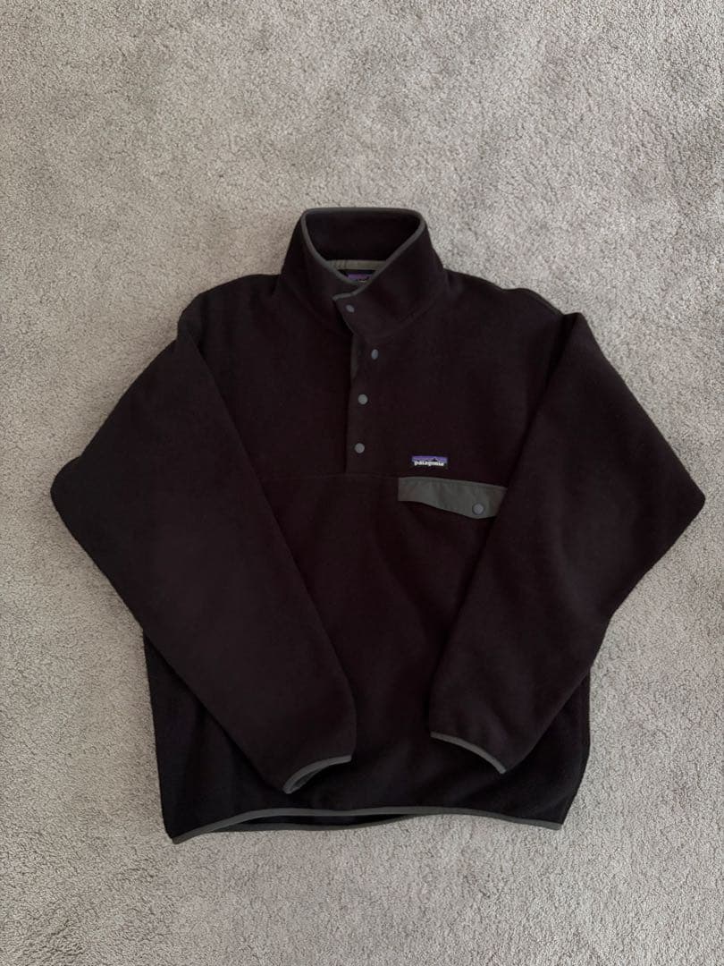 野村周平着用‼️ パタゴニア シンチラ スナップt フリース ブラック M