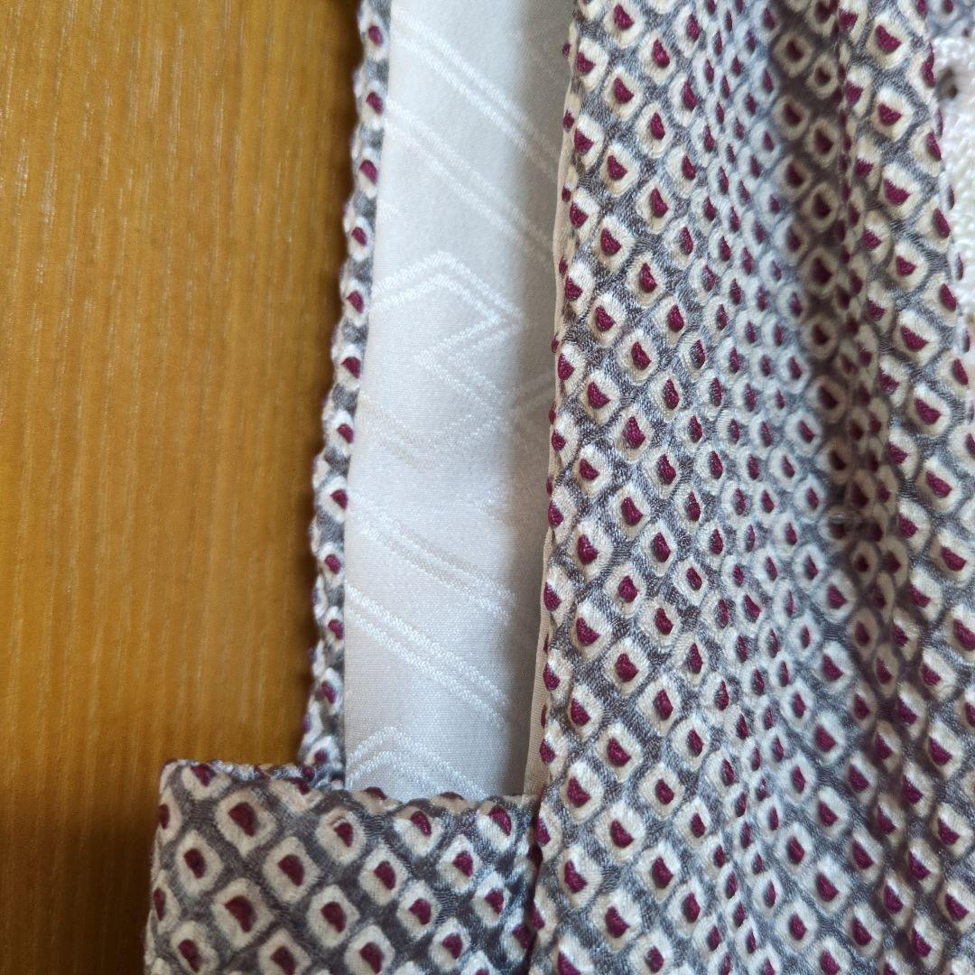 七五三３歳男の子新品正絹総絞り手縫いの被布（中綿無し）