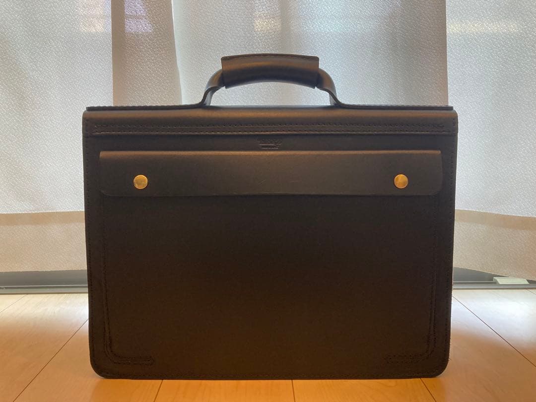 ヘルツ　前後ふた付きポケット・2wayビジネスバッグ(BC-54)