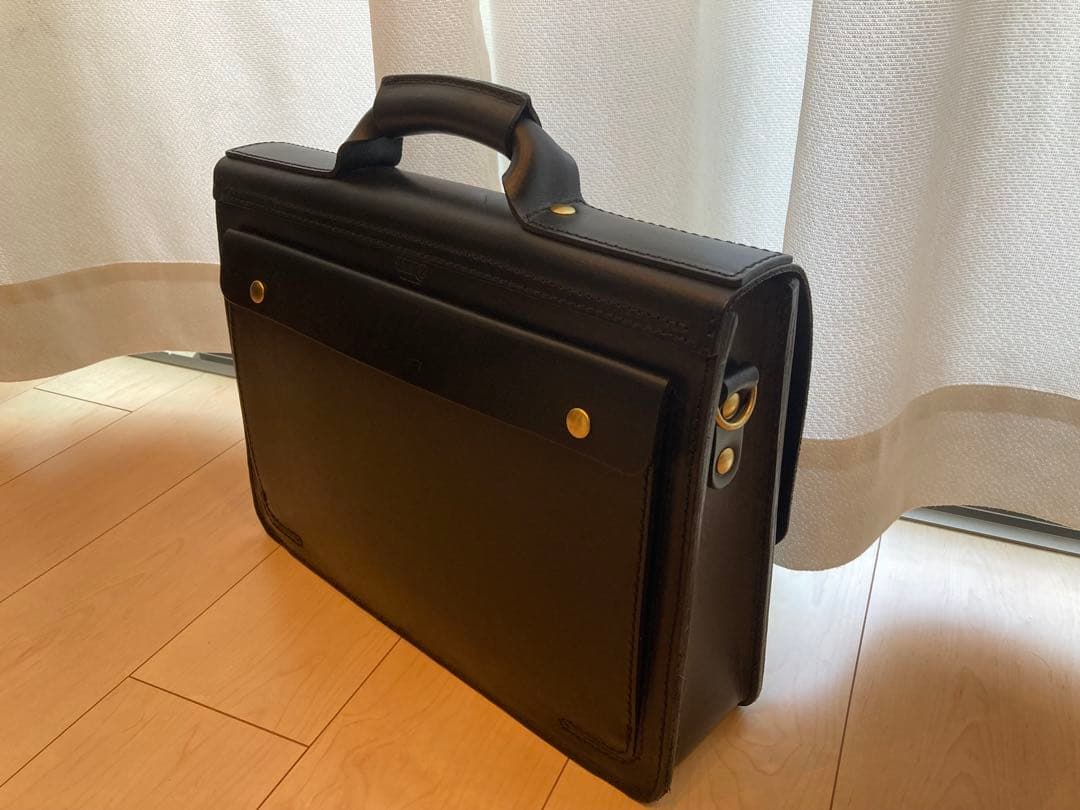 ヘルツ　前後ふた付きポケット・2wayビジネスバッグ(BC-54)