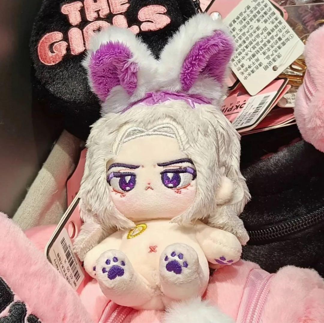 《白髪紫目》激レア可愛い着せ替えぬいぐるみ《10cmぬいぐるみ》