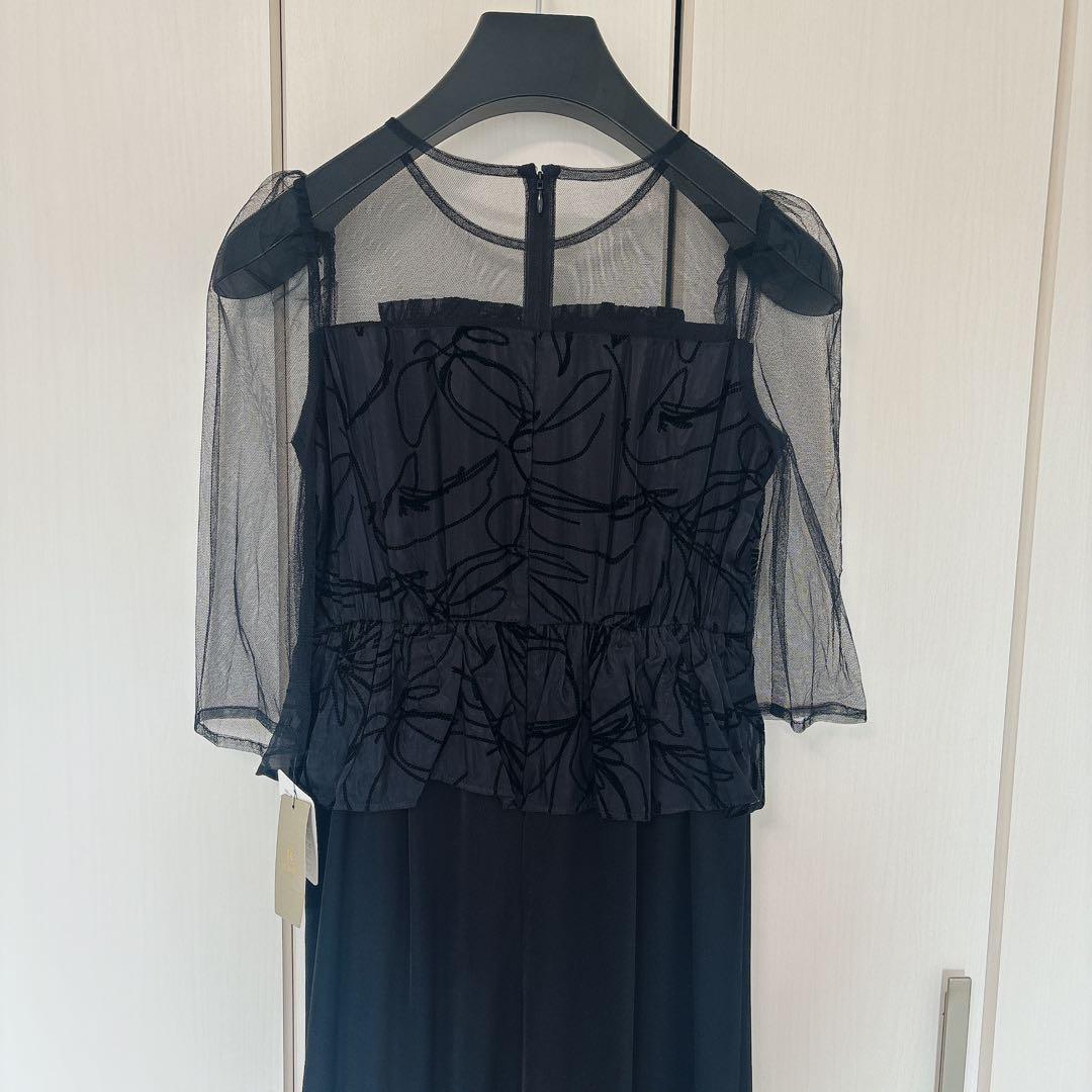 リルアー　シースルドレス　ビスチェ　結婚式　オケージョン　ブラック　黒　レース