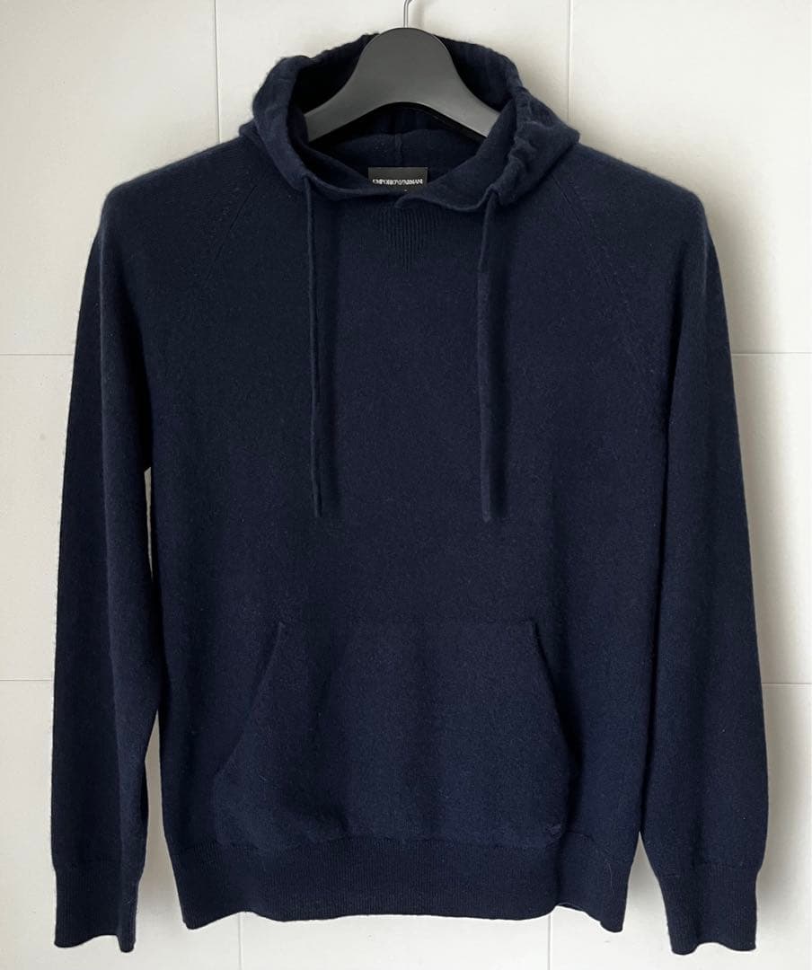 Emporio Armani エンポリオ アルマーニ カシミア ニット パーカー