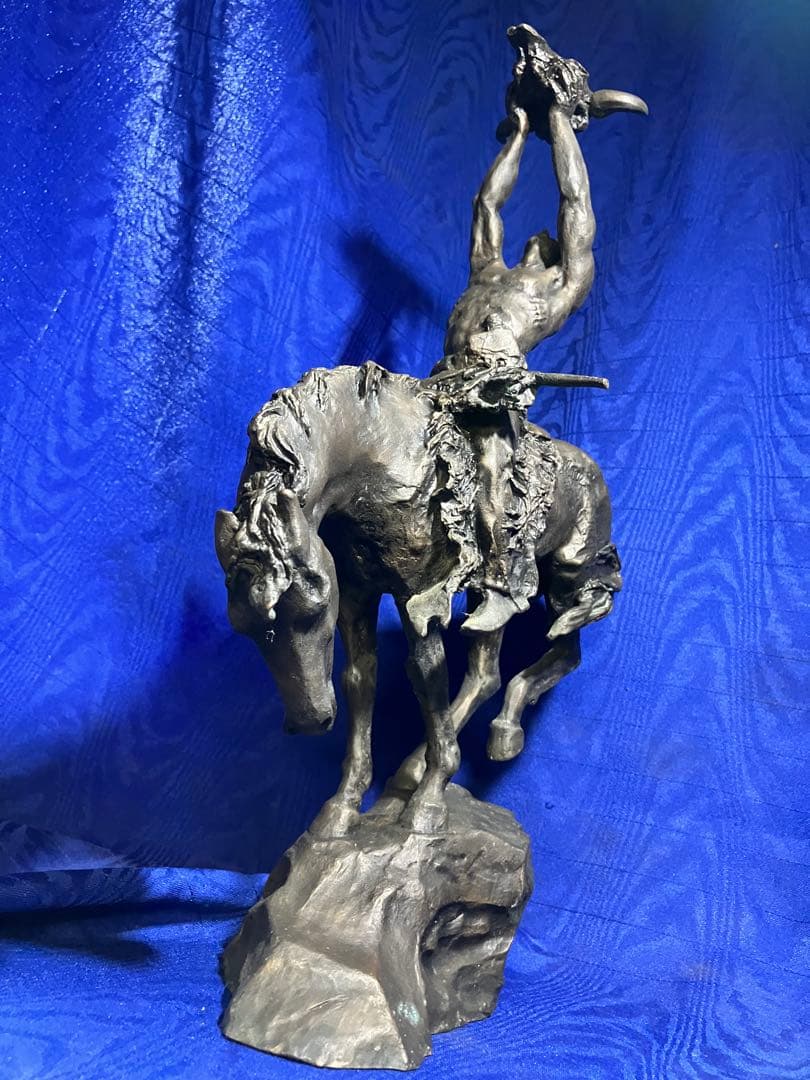 BUCK McCain　ブロンズ像　銅像　西洋彫刻