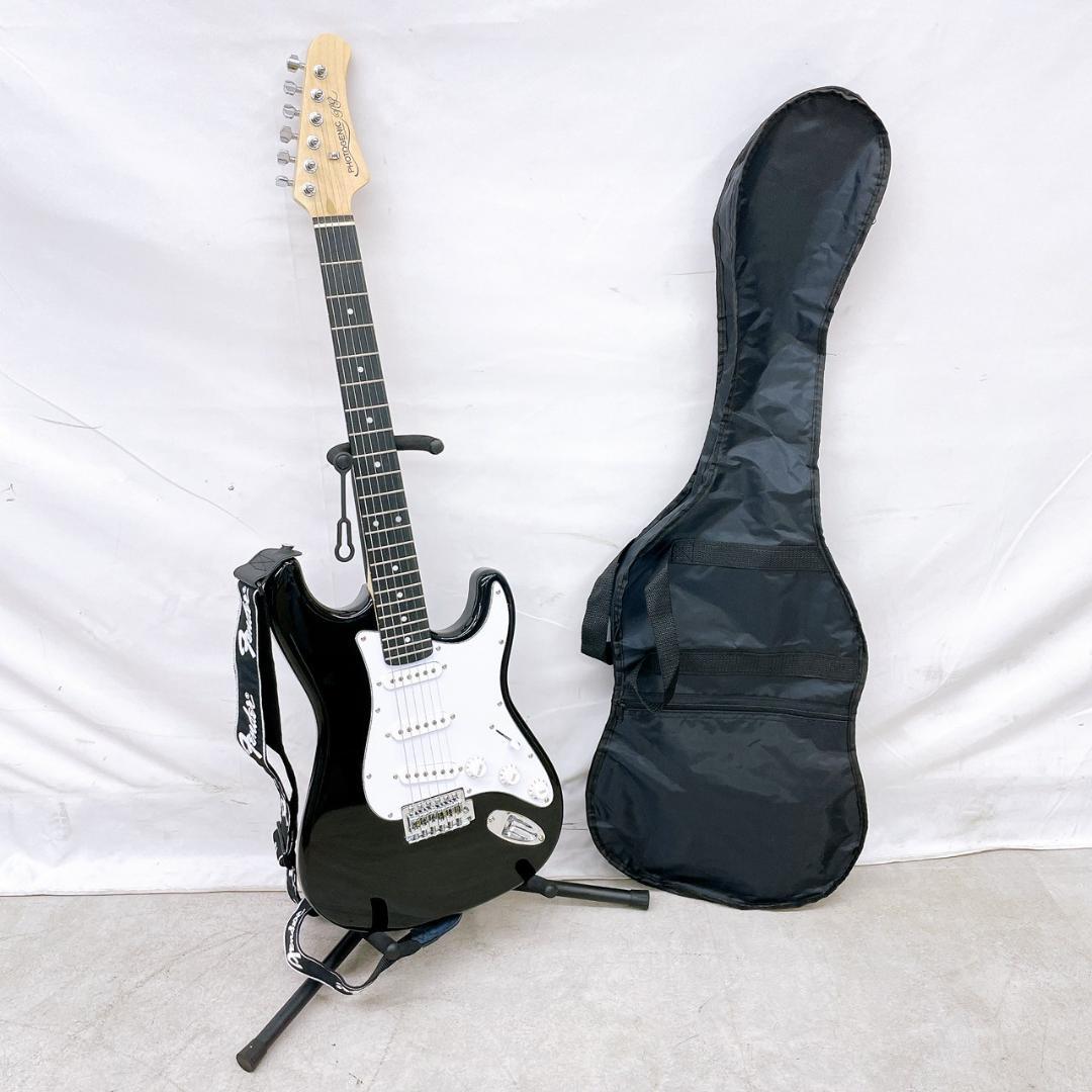 Photogenic エレキギター ストラトキャスタータイプ ブラック 100000001003769410_10203_001.jpg