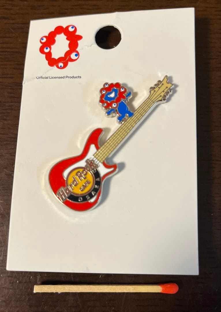 2025 大阪関西万博　ミャクミャク　ギター ピンバッチ　ハードロックカフェ 2025 大阪関西万博 ミャクミャク ギター ピンバッチ ハードロック