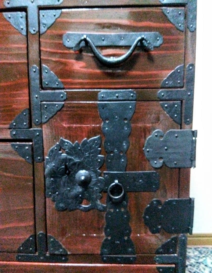 アンティーク】仙台箪笥 時代箪笥 ローチェスト 洋服タンス