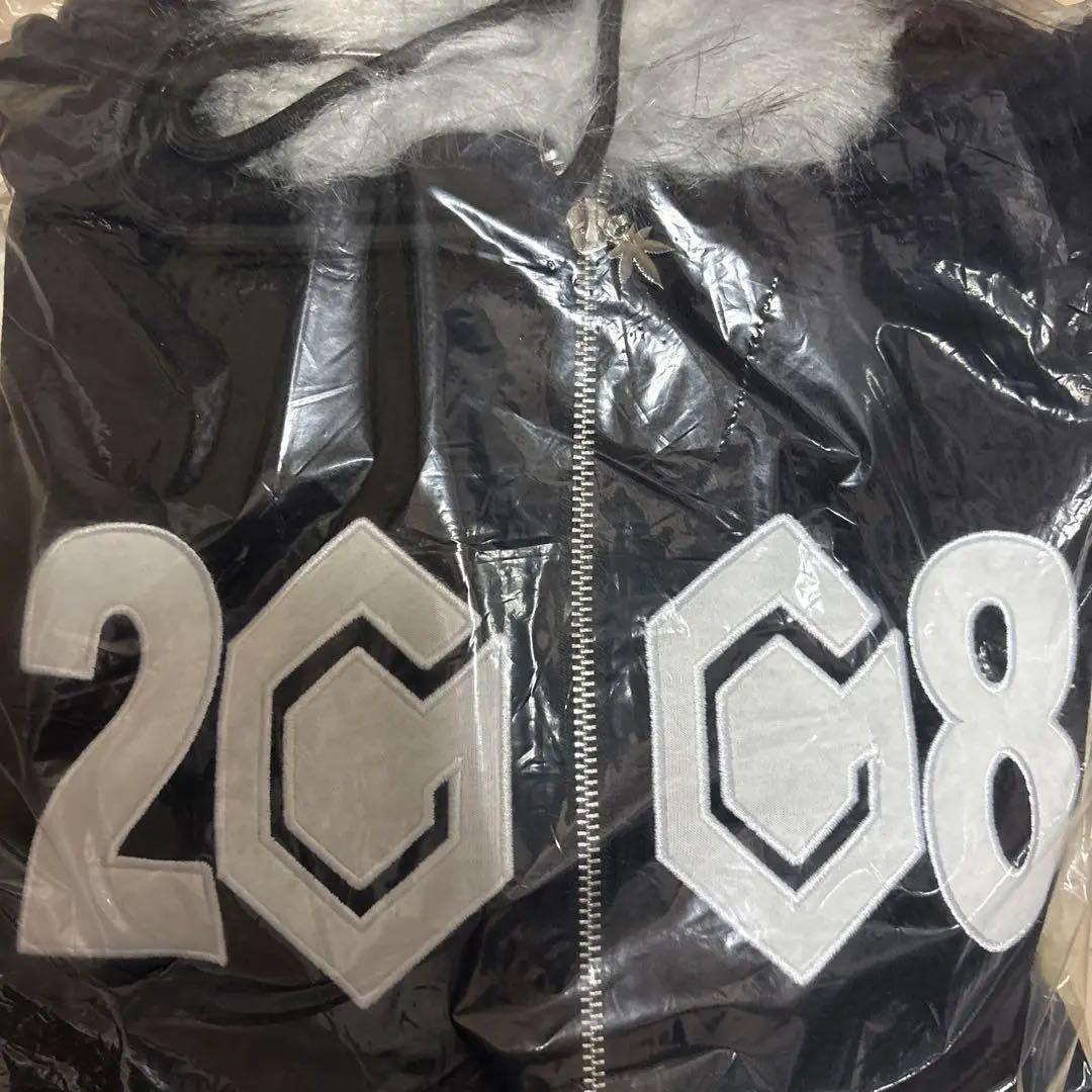 【M】Fuckthisindustry ファー ジップ パーカー fit