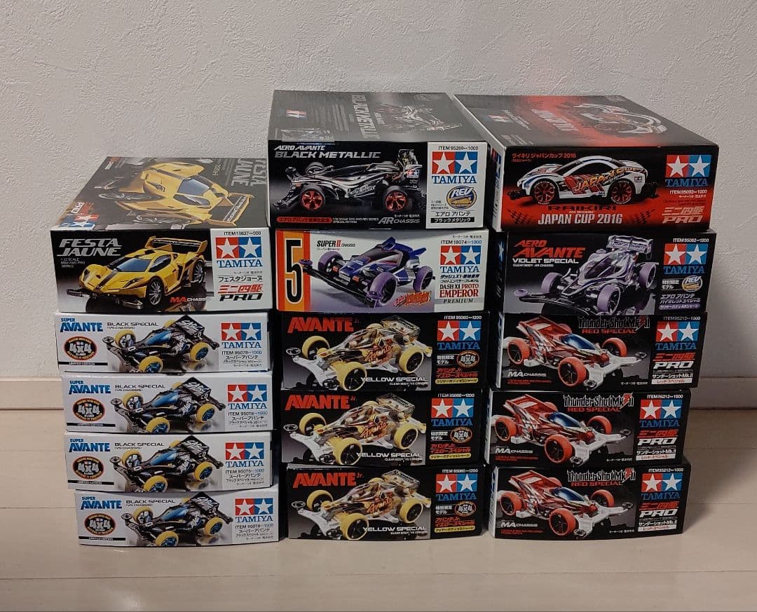 《タミヤ》ミニ四駆引退セット まとめ売り15点 No.5