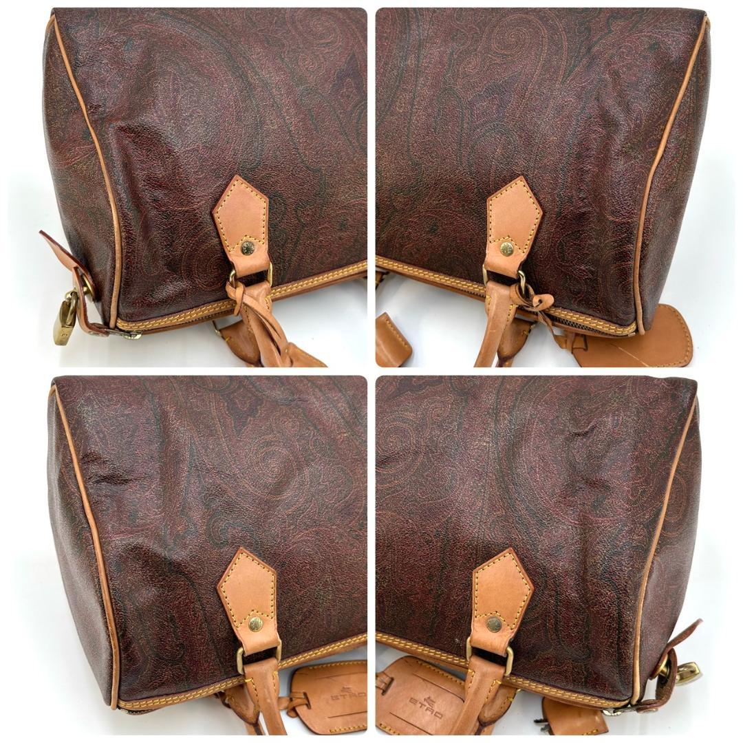 ETRO エトロ ペイズリー ハンドバッグ ミニボストン ゴールド金具