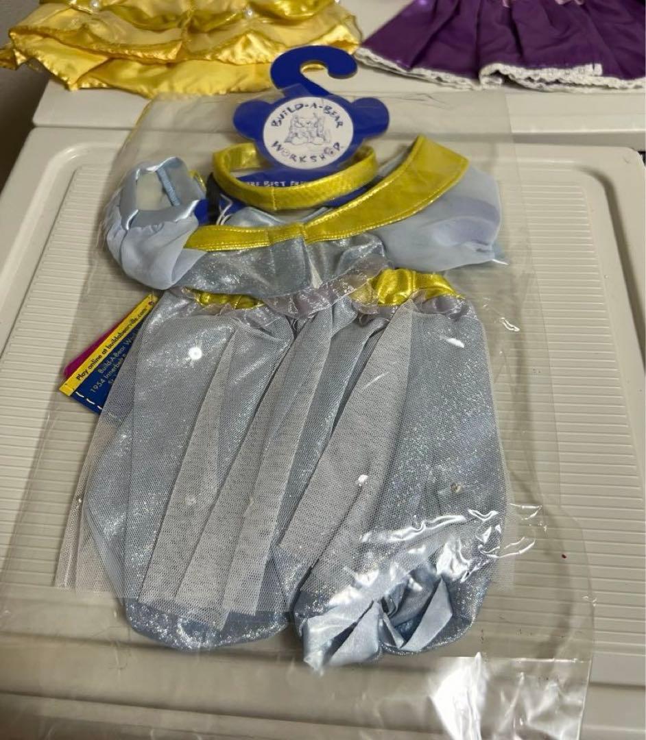 ラプンツェル、ベル、ジャスミンコスチューム　ビルドアベアシェリーメイ ダッフィー