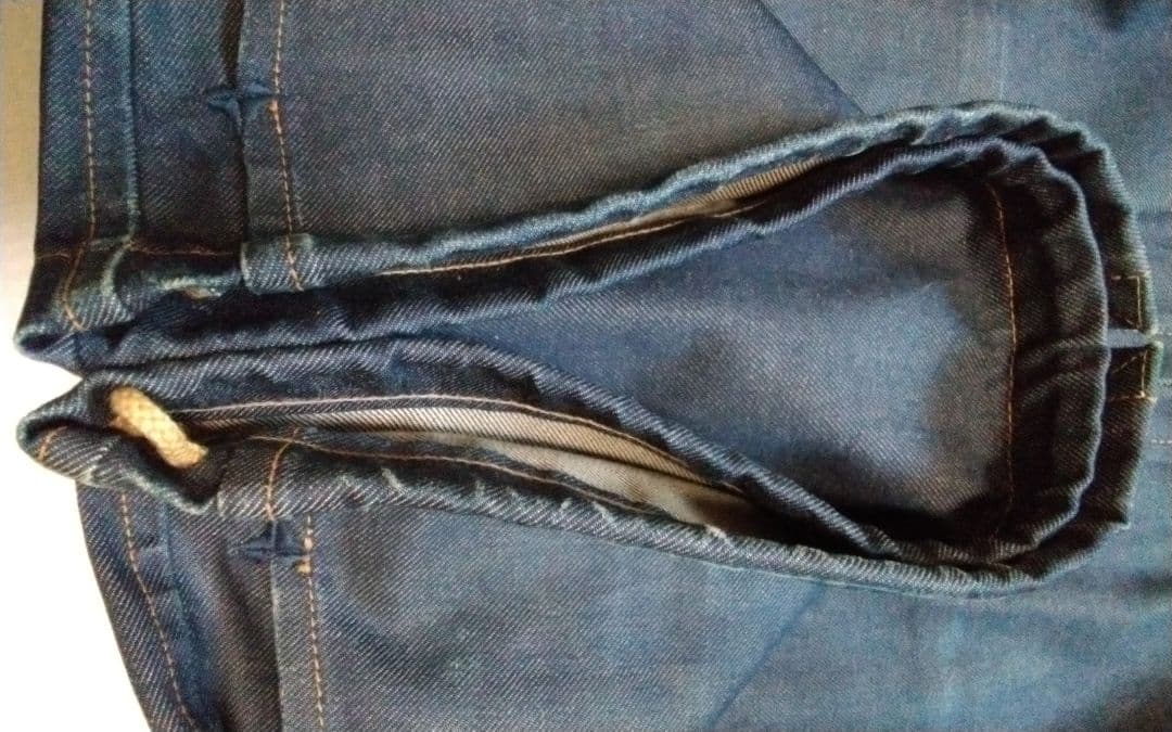 【45R】インディゴ　藍染　赤ミミ　稀少品　デニムJK+②エコBAG【日本製】