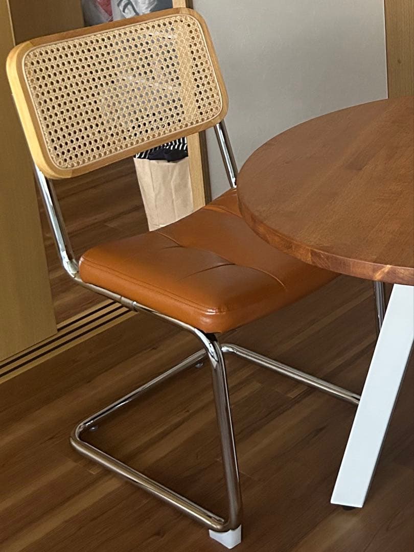 モダン韓国ラタンチェア インテリア チェスカアームレスチェア風 リ