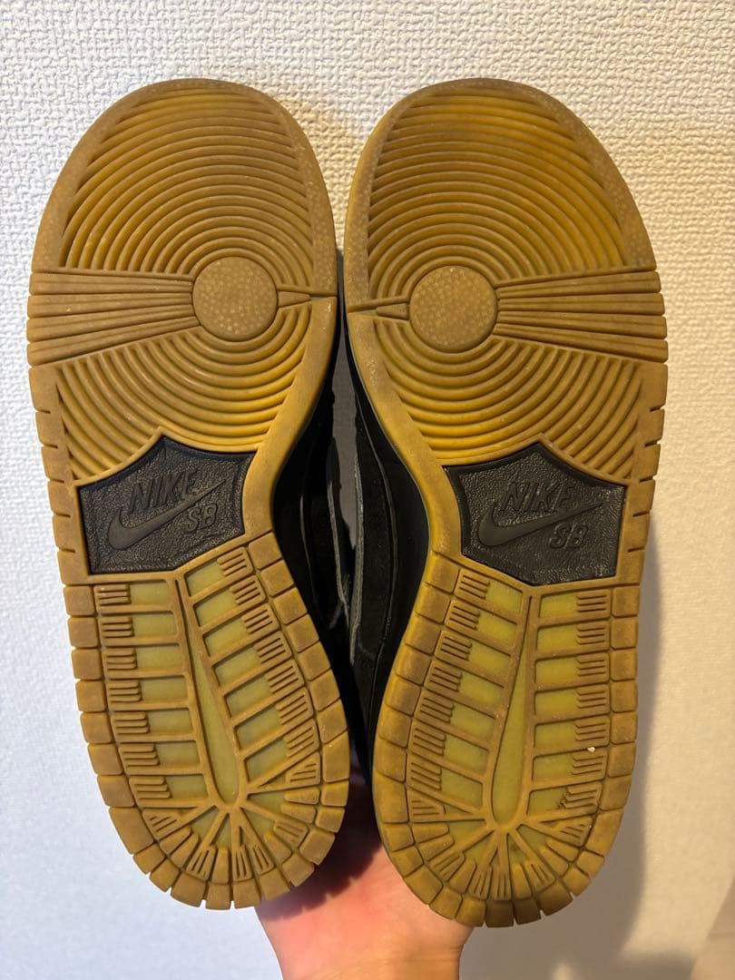 スケートボード Nike SB Dunk Low black/fog 25.5cm