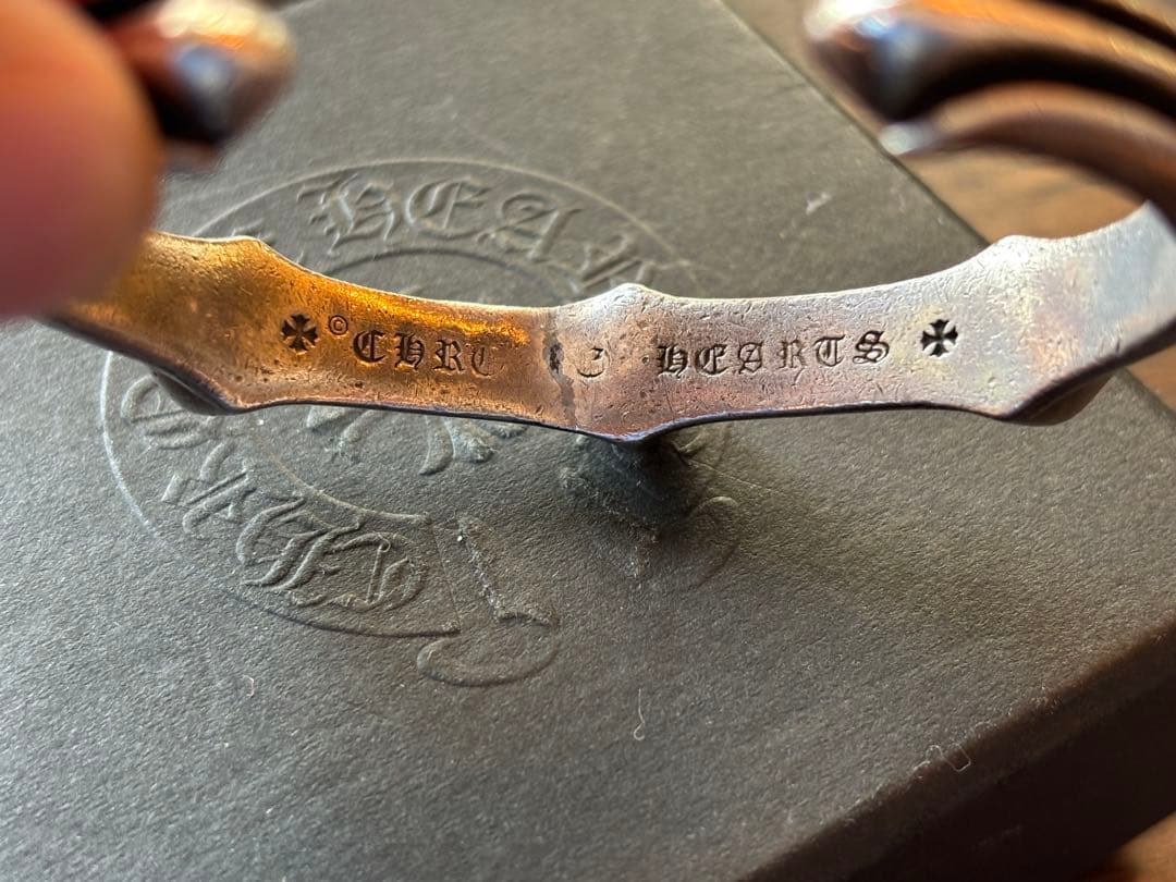 クロムハーツ　ワックスドパンク　バングル