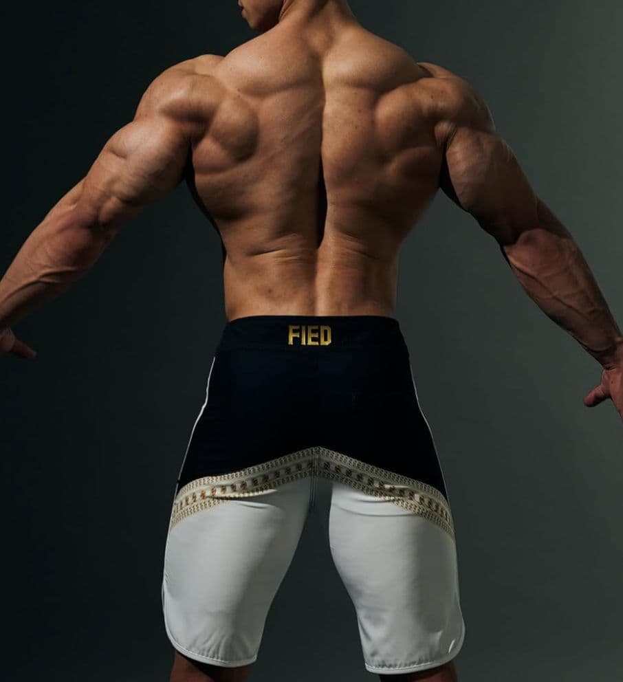 FIED] ファイド (ロイヤルブラック) メンズフィジークボードショーツ