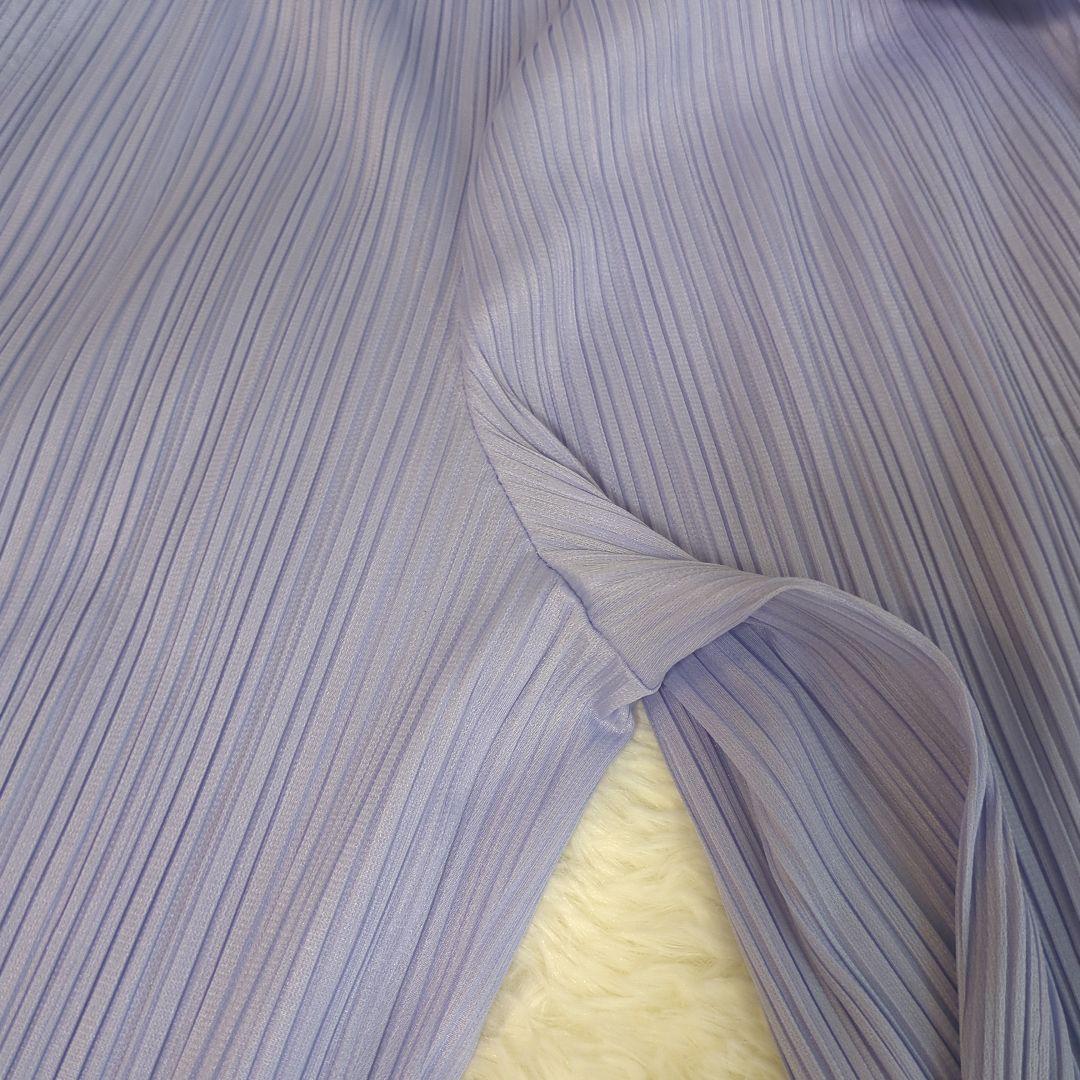 PLEATS PLEASE ガウチョパンツ ワイドパンツ サイズ2 パープル - メルカリ