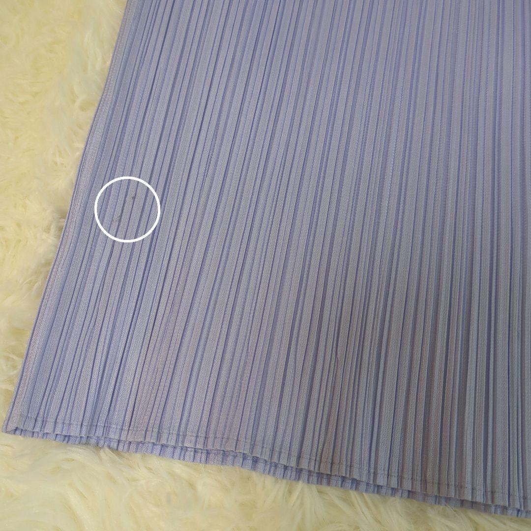 PLEATS PLEASE ガウチョパンツ ワイドパンツ サイズ2 パープル - メルカリ