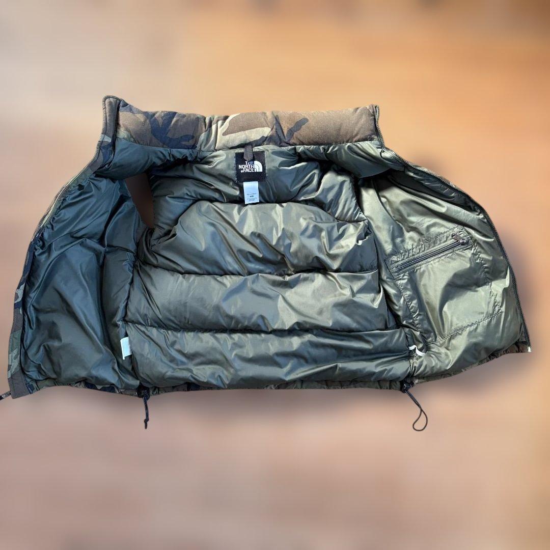 THE NORTH FACE カモフラージュ ダウンベスト