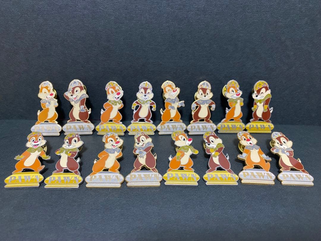 超貴重！】チップ&デールディズニーストアピンバッジコンプセット