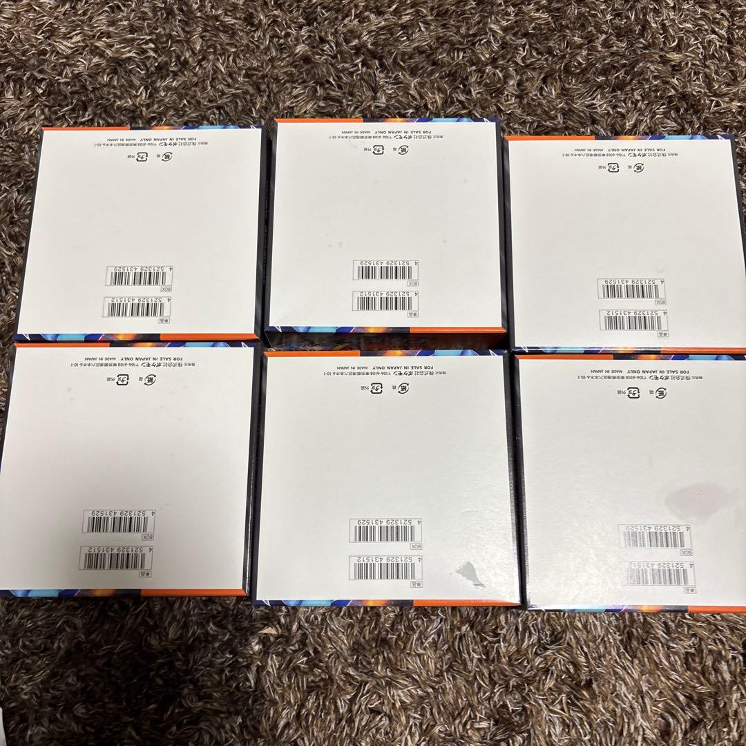 ポケモンカード　インフェルノX 6ボックス　シュリンクなし　ペリあり　未開封