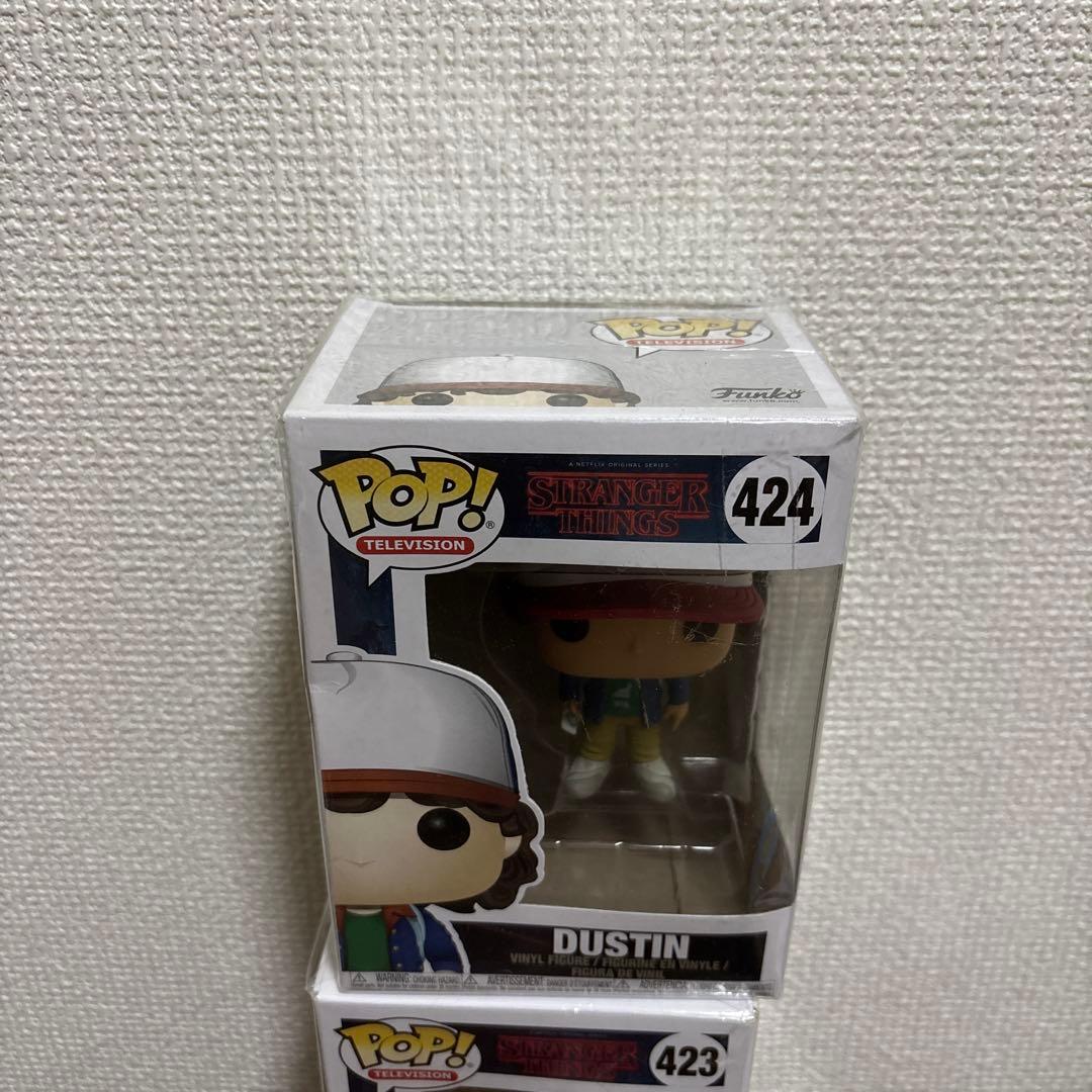 希少 ストレンジャーシングス ファンコ Pop 424 ダスティン 限定