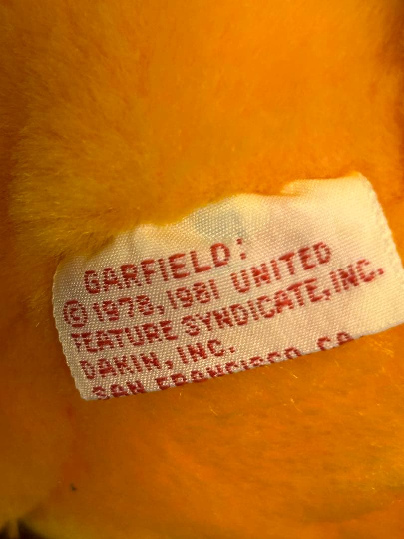 ガーフィールド ヴィンテージぬいぐるみ 8体セット➕おまけ