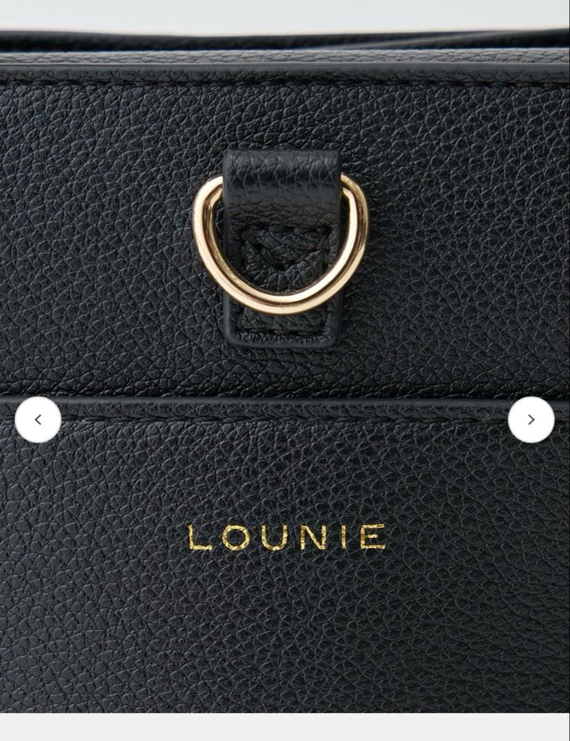 LOUNIE ルーニィ　マルチWAYミニショルダーポーチ　ブラック