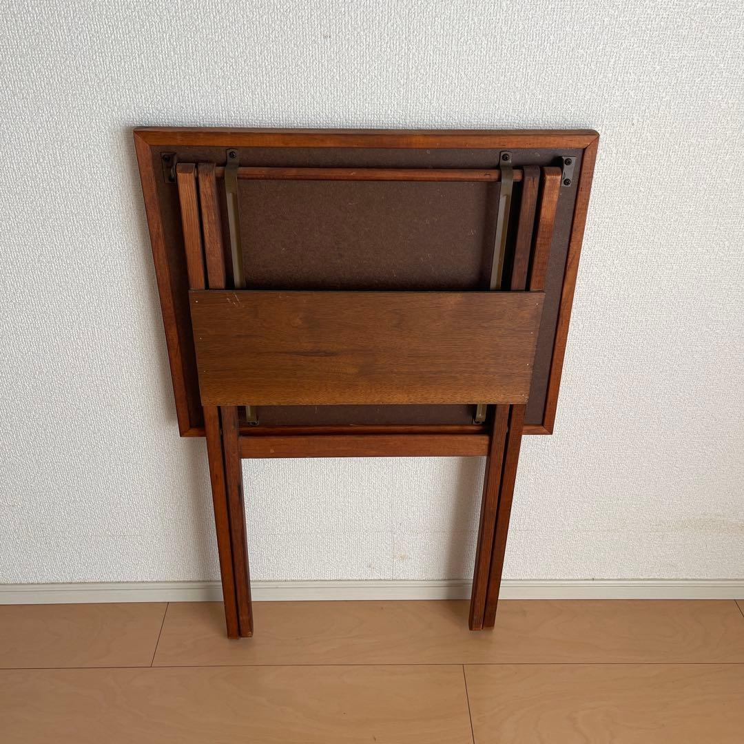 ヴィンテージ サイドテーブル 木製 アメリカ USA アウトドア