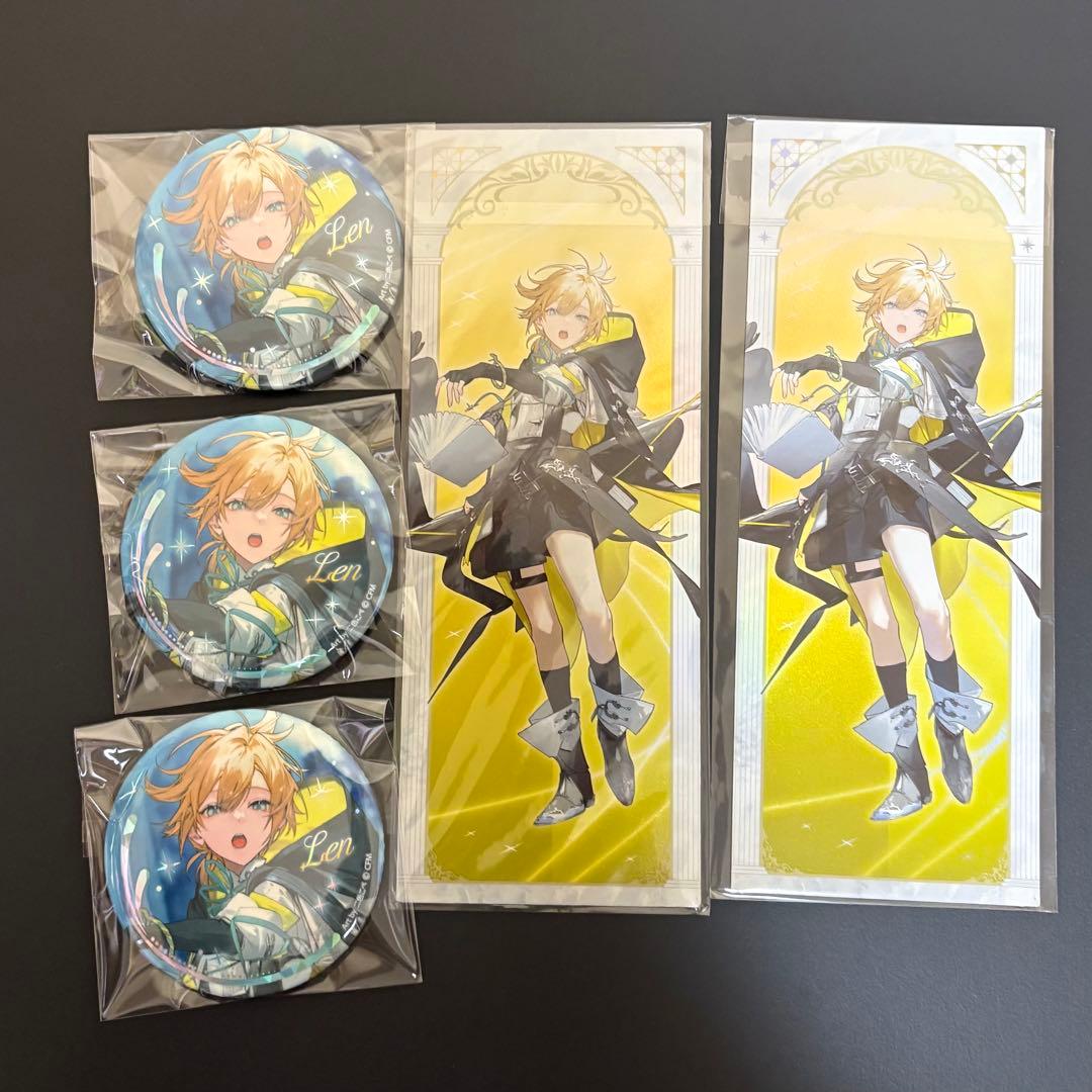 39Culture 鏡音レン 缶バッジ&レーザーチケット 騎士レン ミクカル