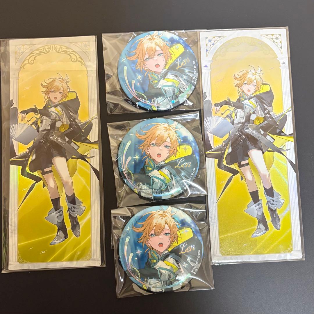 39Culture 鏡音レン 缶バッジ&レーザーチケット 騎士レン ミクカル