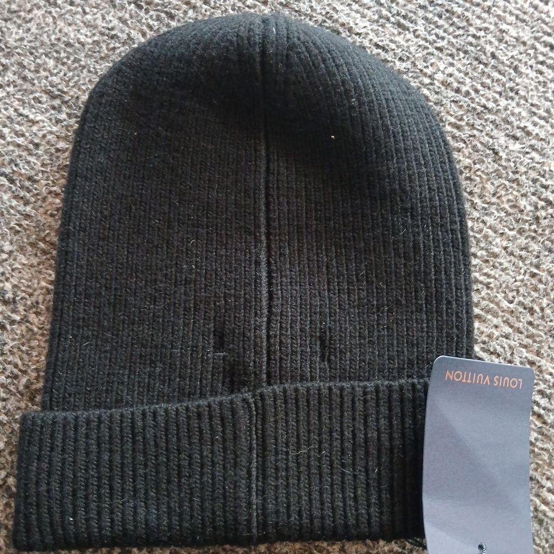 非売品ノベルティ商品　 ブラックニット帽ロゴ入り