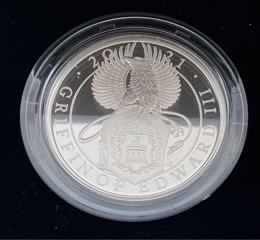 低 価格 通販ホビー・楽器・アート - クイーンズビースト プルーフ銀貨