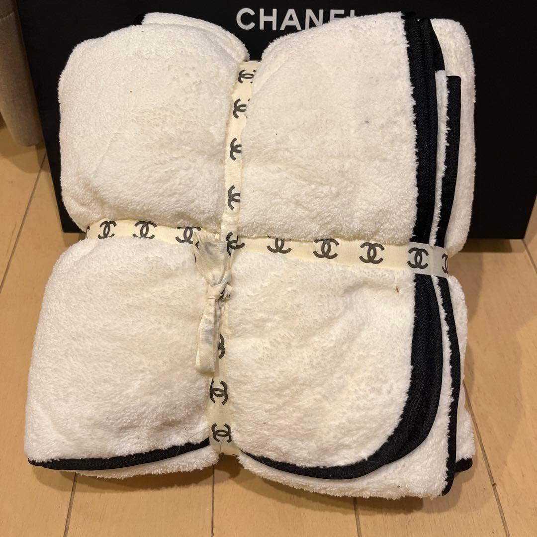 新品CHANEL バスタオル&フェスタオル 2枚セット｜新品 CHANEL シャネル