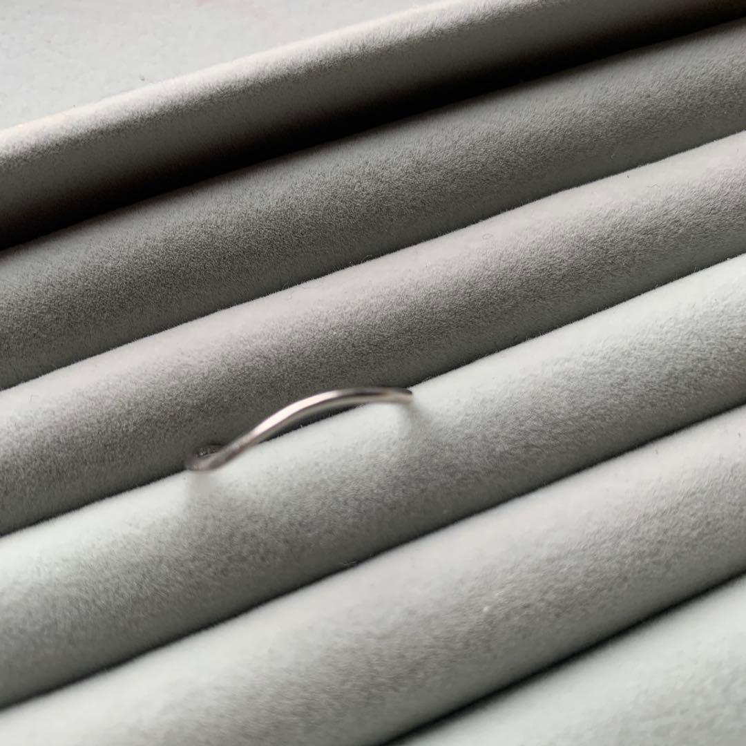 ete K10 レイヤード ウェーヴ リング　15号